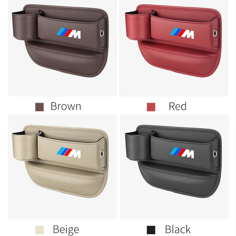 Car Seat Gap Multifunction Crevice Storage Box Seat Gap Cup Holder For BMW M3 M4 M5 E39 E46 E60 E90 F10 F20 F30 F01 X1 X3 X5 X7