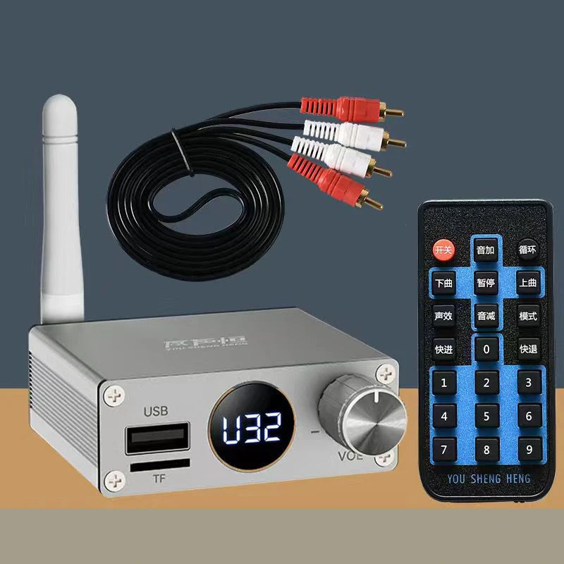 New 2 in 1 Long Range Bluetooth 5.3 Audio Transmitter Receiver RCA 3.5mm AUX Stereo Wireless Adapter For PC TV Headphones Car