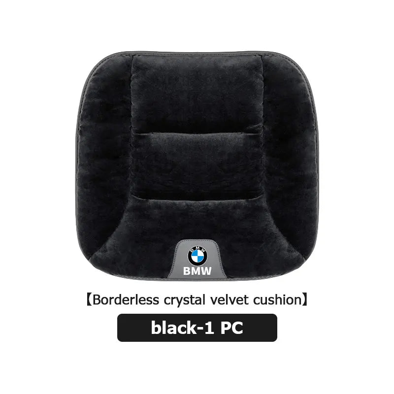 For BMW 3D Flannel Car Seat Cover Winter Warm Seat Cushion Anti Slip Auto Front Chair Seat Pad E90 E60 E46 E39 F30 F10 E87 X3 X4