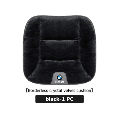 For BMW 3D Flannel Car Seat Cover Winter Warm Seat Cushion Anti Slip Auto Front Chair Seat Pad E90 E60 E46 E39 F30 F10 E87 X3 X4