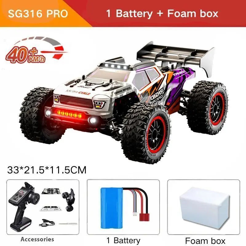 ZLL SG316PRO/SG316MAX 4WD Off-Road Monster Remote Control Truck Children Toy 2.4G Brushless Drift Remote Control High Speed Car