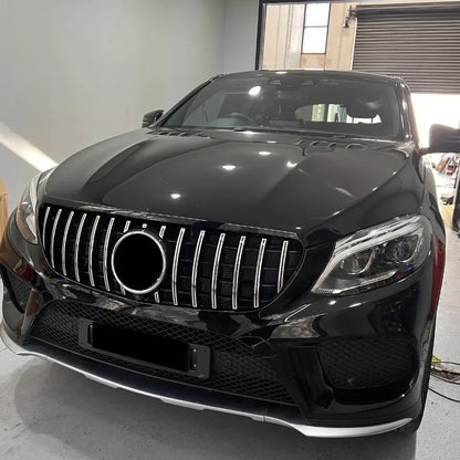 XVIP Front Chrome Diamonds Style Racing Grille For Mercedes Benz GLE C292 GLE350 GLE450 GLE500 GLE43 AMG 2016-2019 Upper Grilles