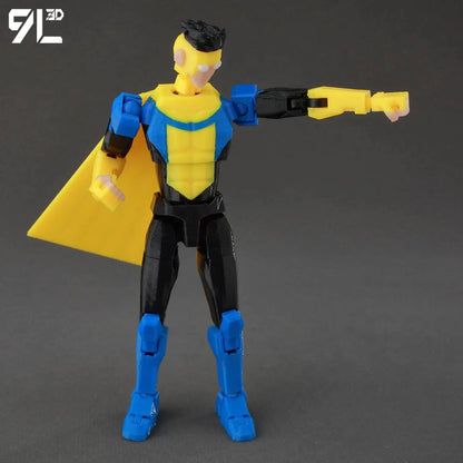 9L3D Printed Superheroes Invincible 2.0 Anime Multi-Jointed Shapeshift Toys Action Figures Mannequin Model Ornaments Gifts