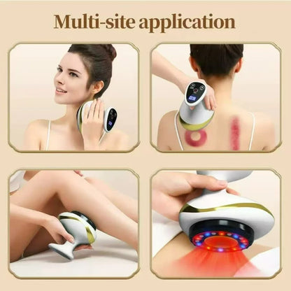 Electric Massage Brush, Universal Body Dredging Device, Scraper, Household Abdominal And Back Massager Scraping Device