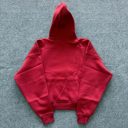 SISTERS AND SEEKERS Women Letters Print Cotton Hoodies Red Long Drop Sleeve Loose Fashion Hooded Sweatshirt 2026 New Autumn
