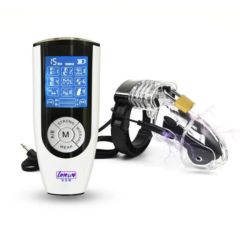 Sex Products Electric Shock Penis Ring Cock Ring Electro Stimulation Medical Therapy Massager Bdsm E-Stim Sex Toys For Men