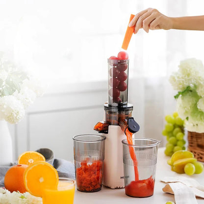 Mokkom Mini Slow Juicer Household Full-automatic Small Multifunctional Residue Juice Separation Fruit Mini Frying Juicer