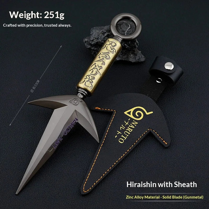 Naruto Metal Shuriken Rotatable Bearing Ninja Star Anime Peripheral Cosplay  Model Collectible Decor For Anime Enthusiasts