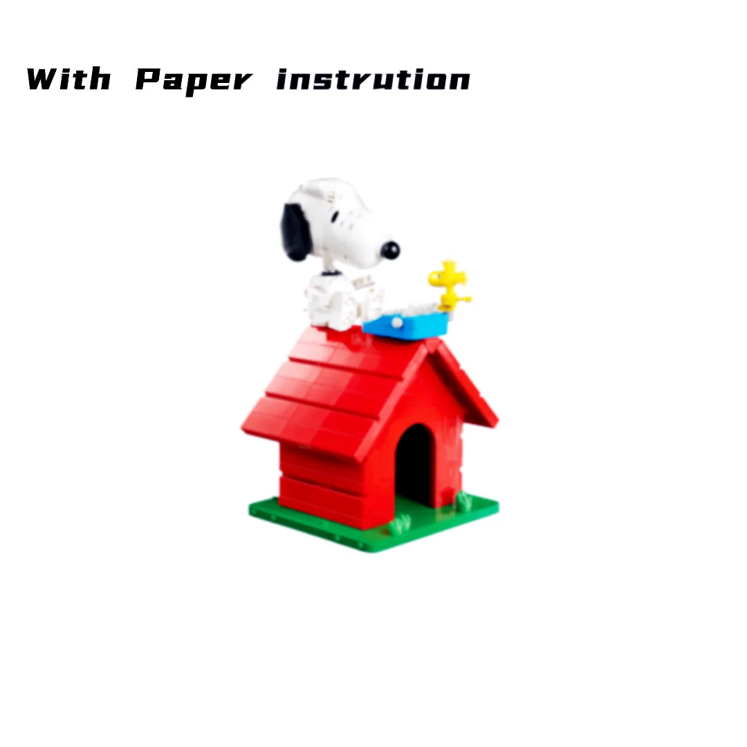 2026 Anime Dog Bricks Building Blocks Compatible 964pcs Creative Movie Doghouse Dispaly Model Birthday Gifts for Adults Toys