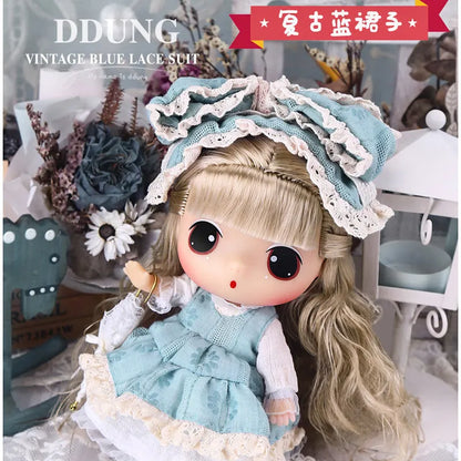 Genuine Ddung Dress Up Doll Collection 18cm Cute Joint Doll Fashion Toys Collect Model Ornament Girl'S Birthday New Year Gift