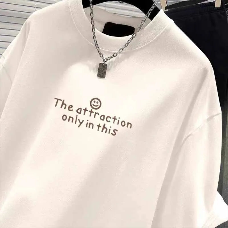 2025 European Style New Pure Cotton Short Sleeve Tshirt Women Clothing Fashion Loose Letter Print Top Office Lady Casual Y2k Tee