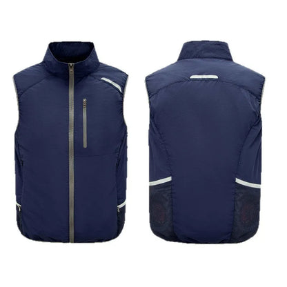 Summer USB Refrigeration Air Conditioning Clothes Men's Outdoor Cooling Fishing Vest Outdoor High-temperature Resistant Workwear