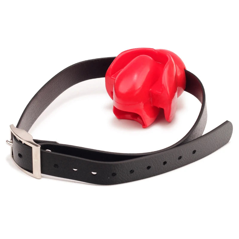 Ultra Restrictive Ball Gag for Strap oral Cavity Tongue Virtually Fixed Adult Games Sex Slave Gag Bdsm Bondage Open Mouth Gag