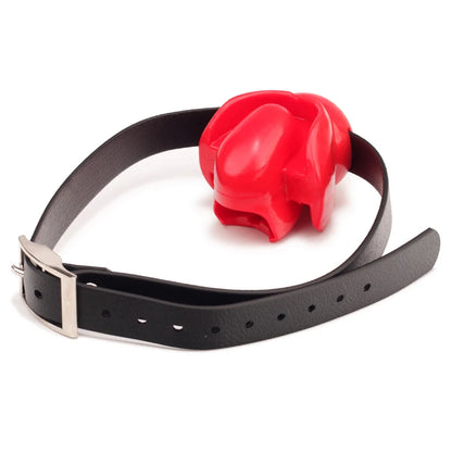 Ultra Restrictive Ball Gag for Strap oral Cavity Tongue Virtually Fixed Adult Games Sex Slave Gag Bdsm Bondage Open Mouth Gag
