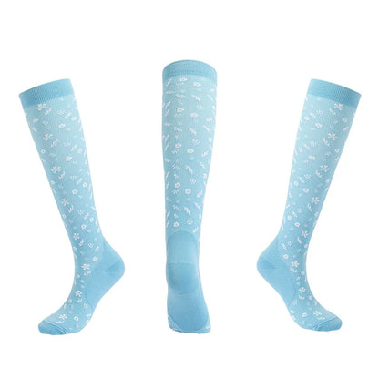 S-XXL Compression Socks Compression Socks for Varicose Vein Calf Riding Socks Stretch Open Toe Knee Socks
