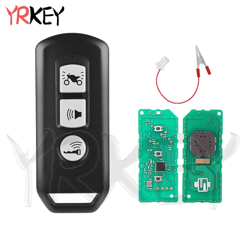 Smart Car Key Fob 433MHz For Honda Motorcycle K01 K77 PCX150 K35V3 Scooter SH 150 ADV Forza 750 300 125 2017 2018 2019 ID47 Chip