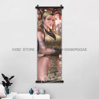 Fighting Game Street Fighter Home Decoration Hanging Painting Gouken Figures Wall Artwork Scrolls Picture Canvas Print Poster