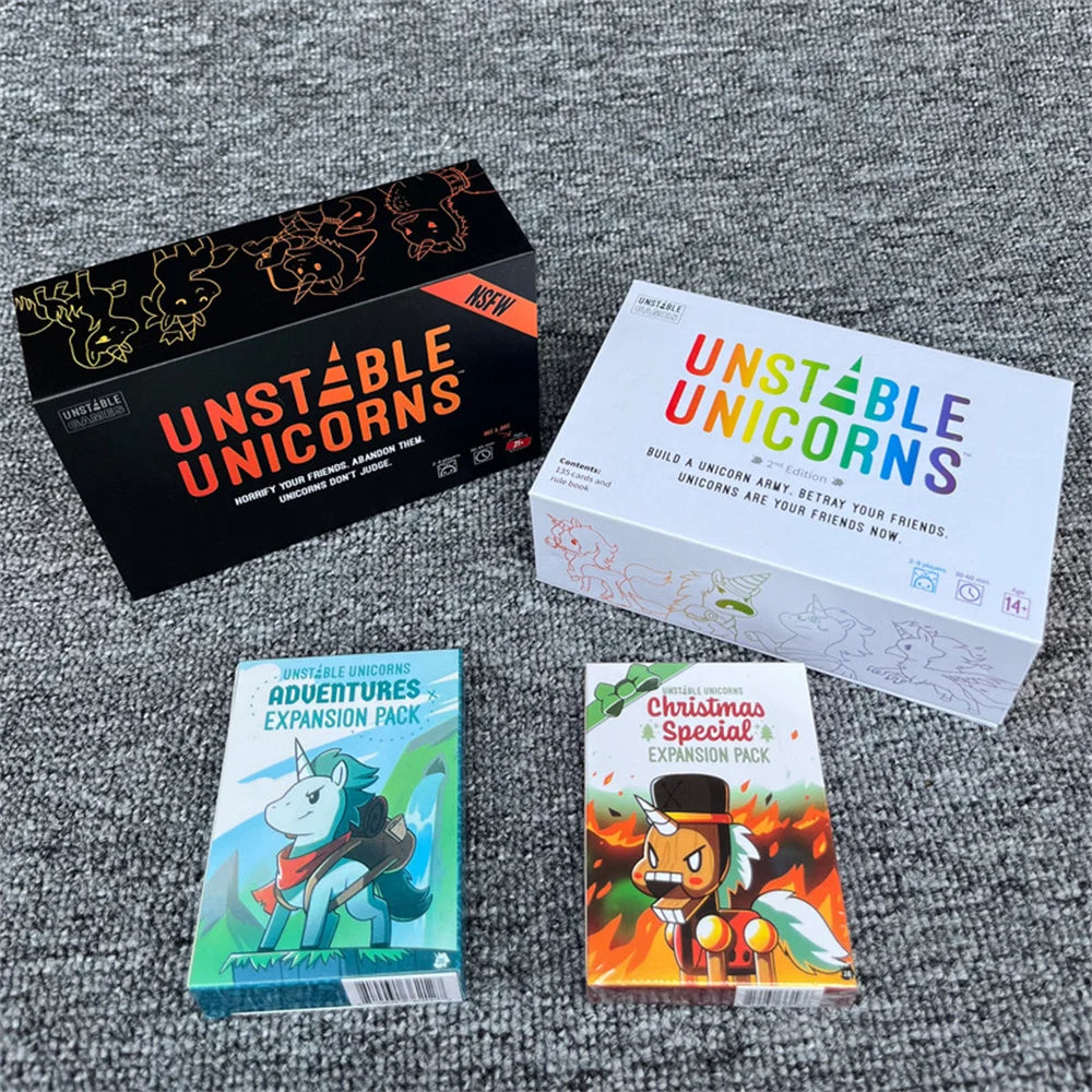 New Second Edition Unicorns Core Board Game Card And Dragons NSFW Rainbow Uncut Legend Expansion Pack