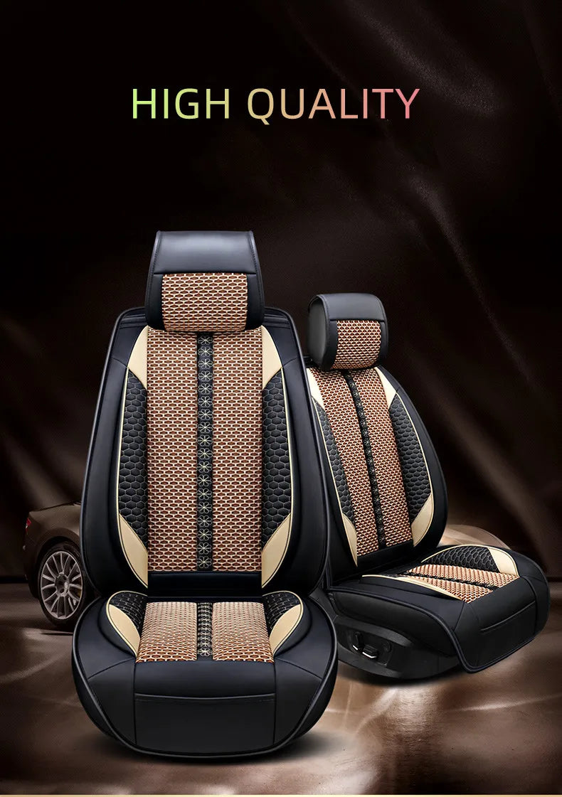Full set car seat covers + Steering wheel cover for Haval M6 2025-2023 Top quality breathable seat cushion seat case for M6 2024