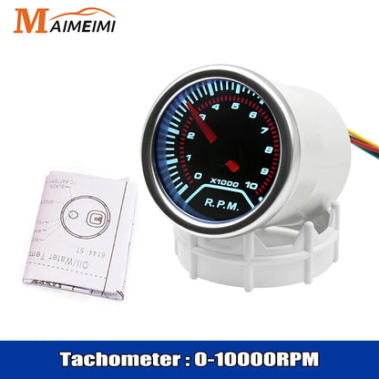 2" 52mm Exhaust Gas Temperature Gauge Auto Car LED EGT Voltmeter Tachometer Turbo Boost Oil Water Temp Gauge For Car Racing 12V