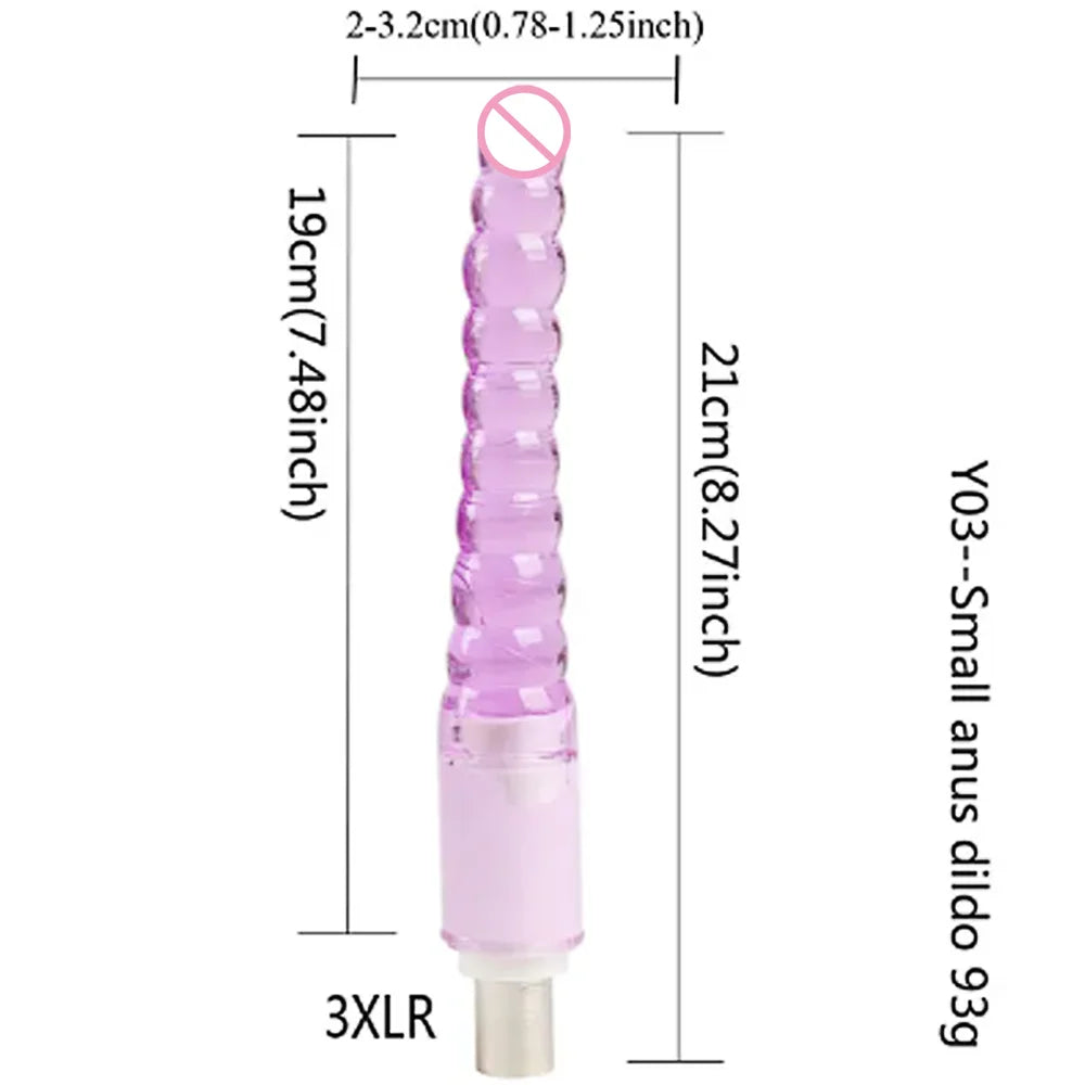 Dildo-Entry-Level Sex Machine A2/F2/F3 Accessories 3XLR Accessories Dildos Suction Cup Sex Products For Women And Men