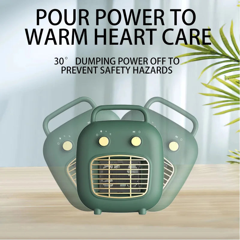 Small Desktop Human Body Sensing Temperature Control Convection Office Constant Temperature Energy Saving Heater