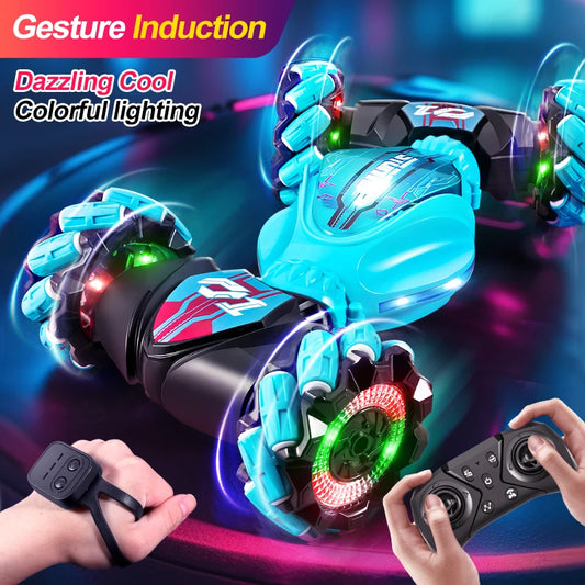 Gesture sensing remote control dual control drifting stunt car, 360 ° rotation of lighting sound effect, Christmas birthday gift