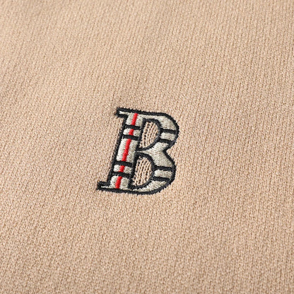 Luxury Brand Men's Autumn Winter Lapel Embroidered Sweater Coat Fashionable Business Three-dimensional Pocket Warm Knitted Jacke