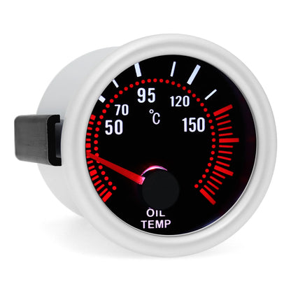2"52mm Smoke Len PSI/BAR Turbo Boost Gauge Meter Water/Oil Temp Meter Tachometer Vacuum VOLT Oil Pressure for Gasoline Car 12V