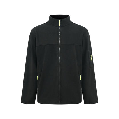  2026 autumn and winter men's new outdoor warm jacket casual sports trend fashionable and versatile solid color jacket