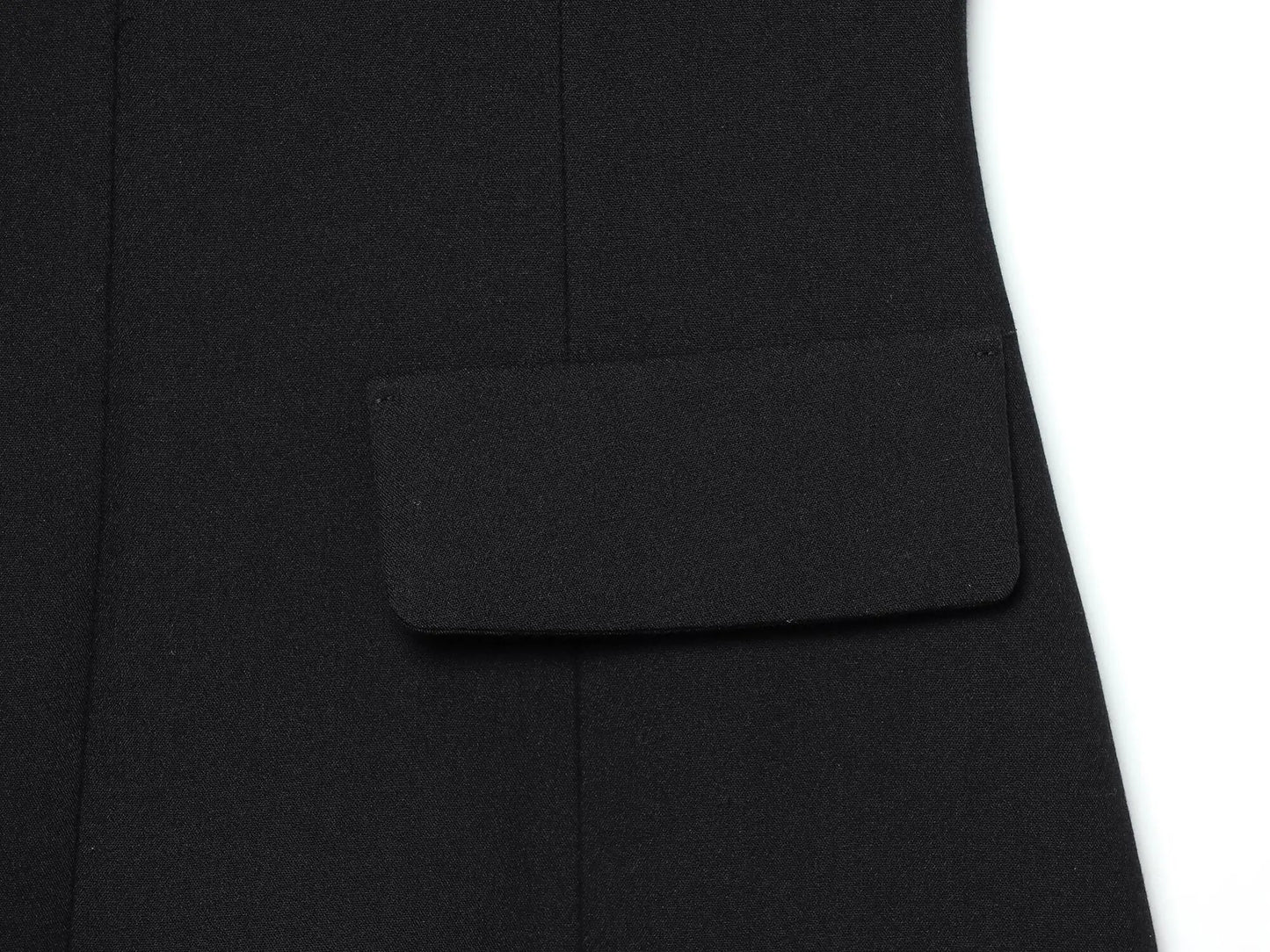 ZARK Fashionable round Neck Bubble Sleeve Short Dress Polyester High Waist Skirt for Women City Commuting Casual Wear Zipper ...