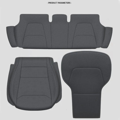Car Seat Mats For Tesla Model Y L/ Y Juniper Breathable All Season Back Seat Pad Protector Covers Nappaleather Cushion Accessori