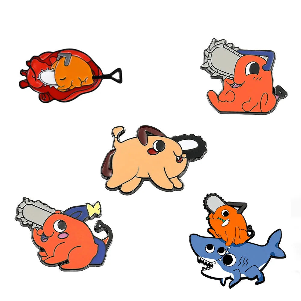 Wholesale Anime Custom Brooches Enamel Pins Cartoon PCS Lapel Badges Animal Funny Jewelry Gifts for Kids Friends