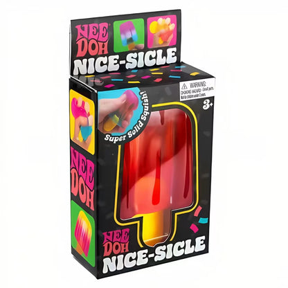 @Schylling Needoh Nice Cube Sensory Nice-Sicle Stress Relief Squishy Cube Anti-Anxiety Squeeze Object For Focus ADHD Population