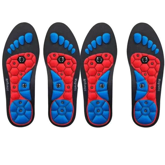1 Pair Magnetic Therapy Foot Acupressure Insole Arch Support Health Massage Shoes Soles Reflexology Anti-fatigue Comfort Inserts
