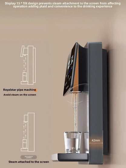 220V Wall Mounting Water Dispenser Household Appliances Instant Hot Cold Water Purifier for Home LED Touch Screen