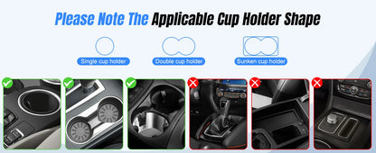 Car Phone Holder, Cup Holder Phone Mount With Memory Function 360°Rotation iPhone Car Phone Mount With Adjustable Long Neck