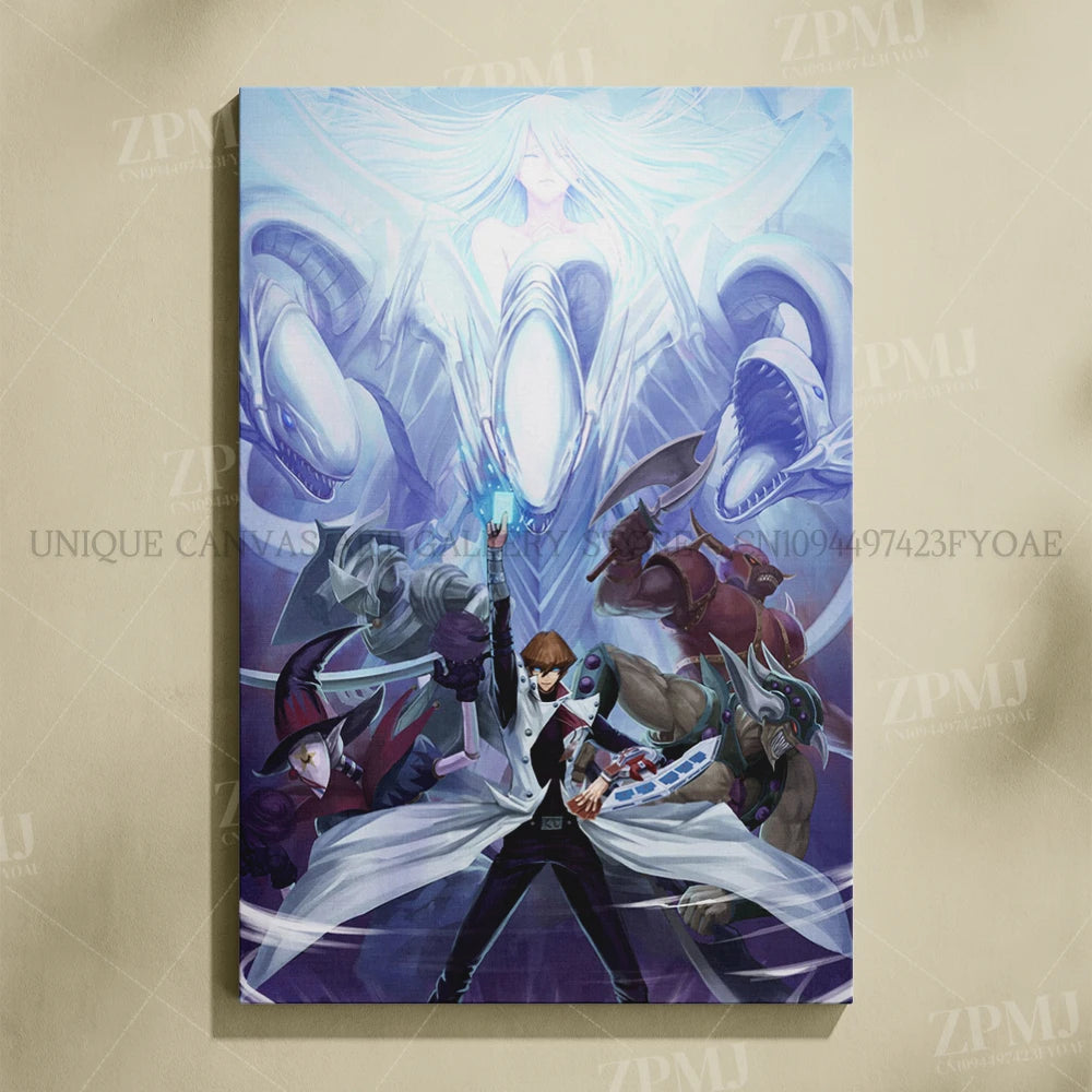Yu-Gi-Oh! Canvas Pictures Painting Anime Figures Home Decoration Prints Poster For Living Room Frameless Wall Artwork Mural