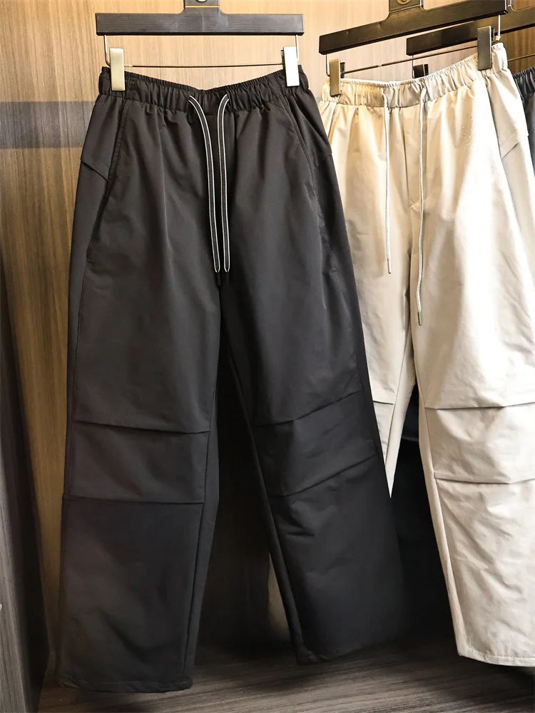 High-End Outdoor Paratrooper Pants Men's Winter Duck down Filled Waterproof Cold Resistant Straight Leg Long Trousers Fashion...