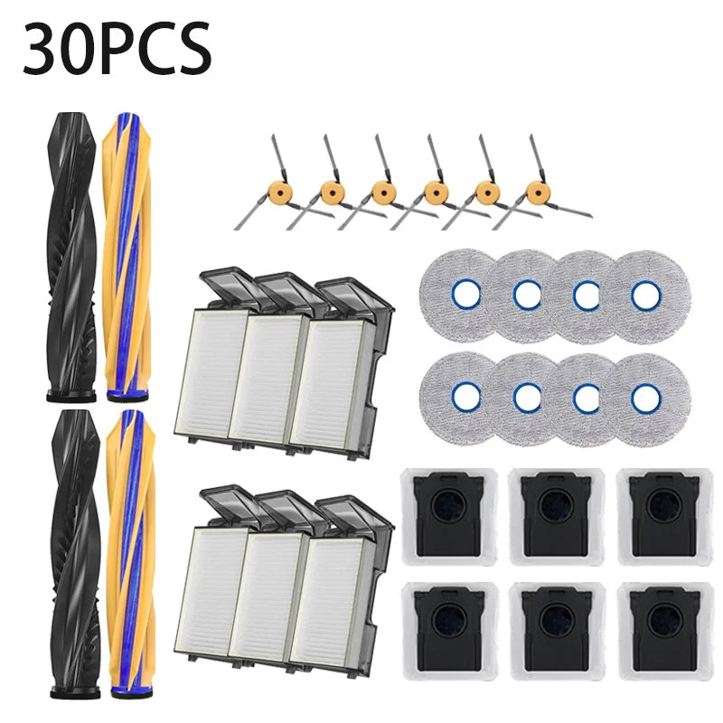 Dreame X60 Ultra/X60 Master/X60 Max Ultra  Accessory Robot Vacuums Cleaner Dust Bag Main Side Brush Hepa Filter Mop Cloths Spare