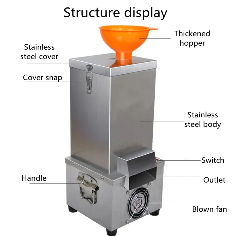 PBOBP Small Professional Commercial Automatic Whole Garlic Peeler Garlic Skin Separate Peeler Garlic Peeling Machine