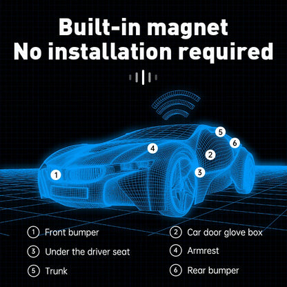 Portable GPS Tracking Device GF10 Car GPS Tracker Vehicle GPS Locator Strong Magnetic Anti-lost Alarm GPS Position Free APP