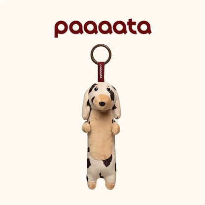 Paaaata Original Dachshund Plush Keychain Wire Haired Long Haired Stuffed Dog Bag Charm Keyring Gift For Pet Lovers And Friends