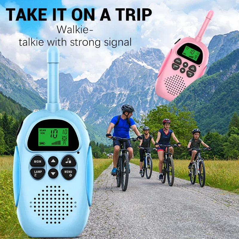 2PCS Children's Wireless Phone walkie talkie Portable Parent Child Interactive 3KM Long Range  walkie talkie Toys Phone Gifts