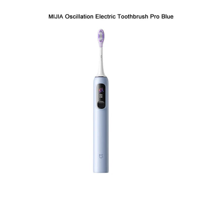 MIJIA Sonic Vibration Electric Toothbrush Pro,Smart 4 Modes, Long Battery Life, IPX8 Waterproof,LED Screen & Travel Lock