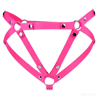 ANOSX Multi Style Elastic Band Auxiliary Chastity Belt For Male Chastity Cage Lock Underwear Harness Scrotum Ring Sex Toys Men