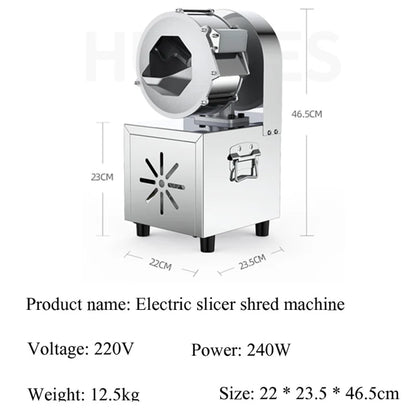Commercial Electric Vegetable Dicing Machine Radish Carrot Potato Onion Granule Slice Cube Cutting Machine Home Food Processor