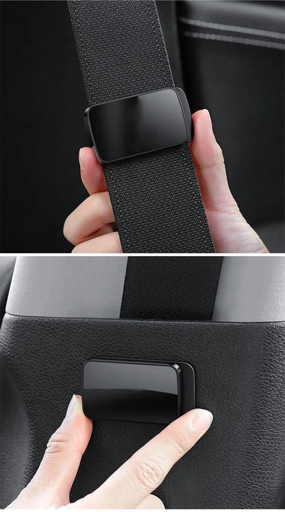 Fashion Magnetic Car Interior Supplies Seat Belt Holder Stabilizer For BMW i7 X7 G07 LCI iX I20 X1 U11 3 5 7 Series G70 G09 XM