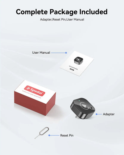 2 in 1 carplay Dongle（Type-C）,Wireless CarPlay Apapter USB C / Android Auto USB C For Converts Wired to Wireless Plug & Play