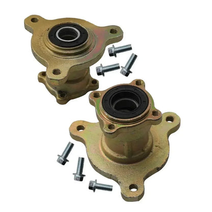 Go Kart ATV 3 Stud Front Wheel Rim Hub Stub Axle Kit Rotor 110cc 125cc Buggy